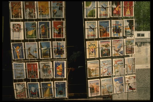 205068 Postcards, Left Bank A4 Photo Print