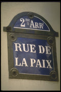 205073 Famed Parisian Street A4 Photo Print
