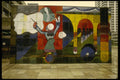 205077 Modern Art Mural A4 Photo Print