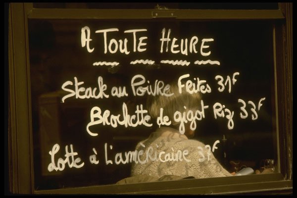 205082 Daily Specials, Restaurant Window A4 Photo Print