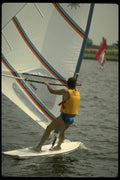 206009 Windsurfing A4 Photo Print
