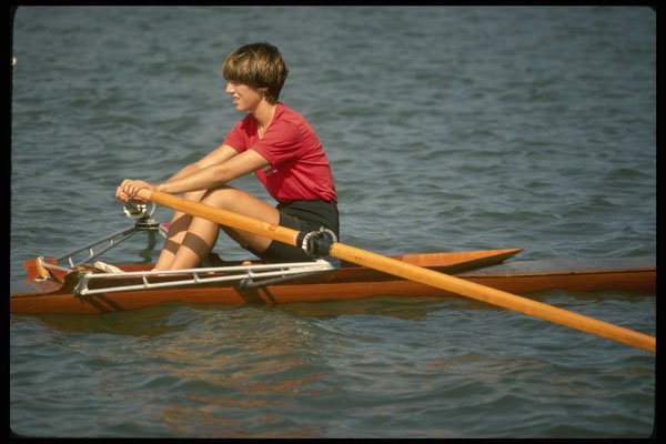 206013 Women's Singles Rowing A4 Photo Print