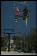 206022 Chairlift A4 Photo Print