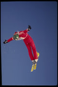 206025 Aerial Ski Competition A4 Photo Print