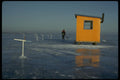 206028 Fishing In Winter A4 Photo Print