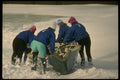 206032 Ice Canoe Race A4 Photo Print