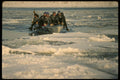 206033 Ice Canoe Race A4 Photo Print