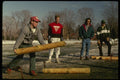 206048 Log Throwing Woodsmen's Competition A4 Photo Print