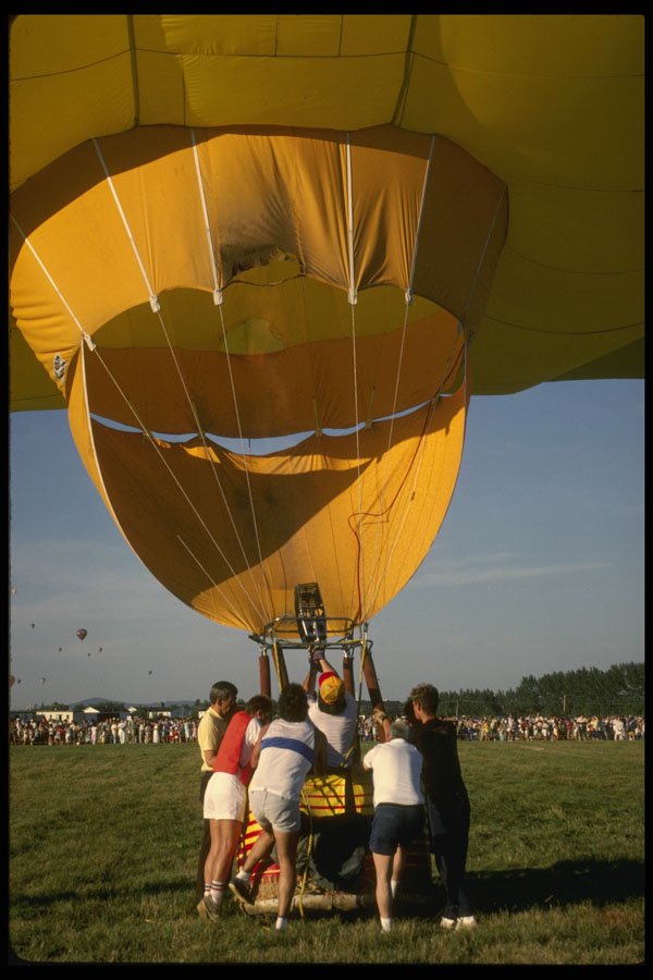206071 Ready For Take Off, Hot Air Balloon A4 Photo Print