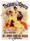 207 theatre de l opera jules cheret opera poster 1897 2 Vintage Advert A4 Photo Print