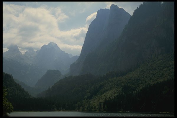207036 Gosau Lake A4 Photo Print