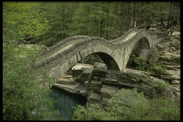 207049 Old Stone Bridge A4 Photo Print