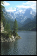 207058 Gosau Lake Dachstein A4 Photo Print