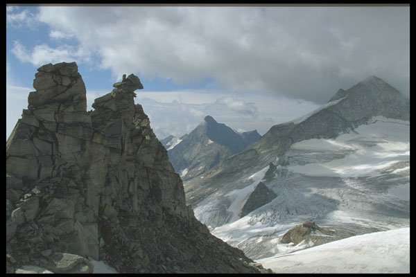 207059 On The Tuxer Glacier A4 Photo Print