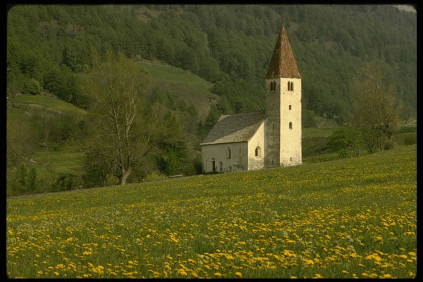 207061 Church A4 Photo Print