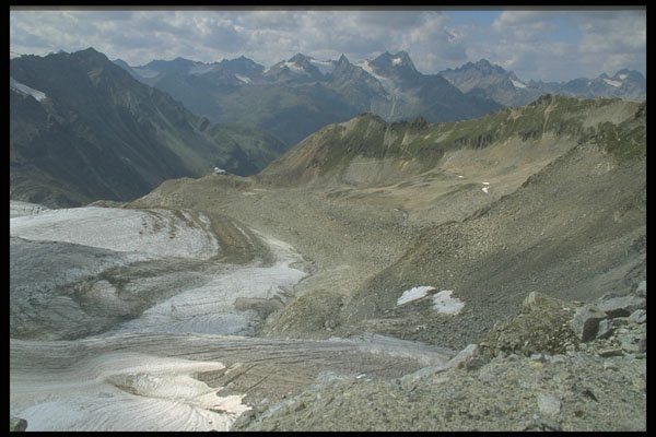 207067 High Up In The Mountains A4 Photo Print