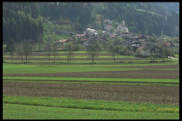 207071 Plowed Field A4 Photo Print