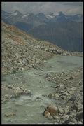 207076 Glacier Run off, Tyrol A4 Photo Print
