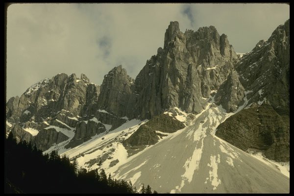 207079 Peitlerkofel A4 Photo Print