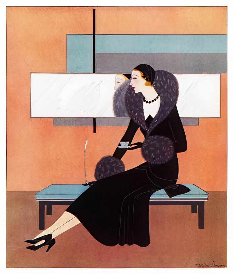 21 Afternoon Ensembl Vintage Advert A4 Photo Print