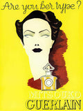 21 Mitsouko Guerlain Vintage Advert A4 Photo Print