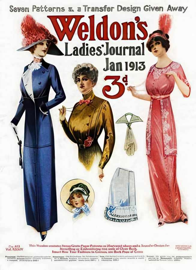 21 Weldons Ladies Jo Vintage Advert A4 Photo Print