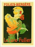 21 folies bergere jules cheret 1897 2 Vintage Advert A4 Photo Print