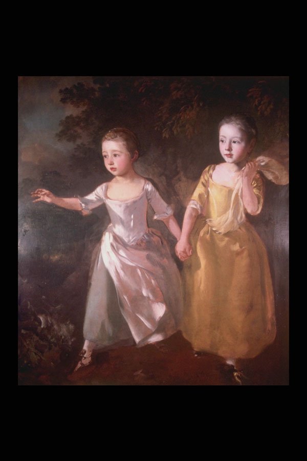 211011 Two Girls Running , Gainsborough, England A4 Photo Print