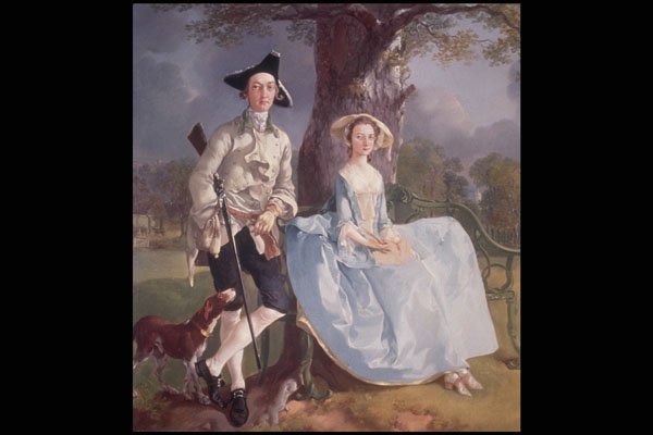 211018 Mr. And Mrs. Robert Andrews , Gainsborough, England A4 Photo Print