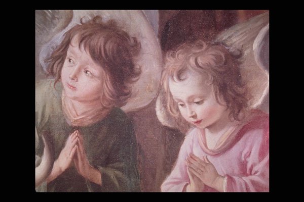 211025 Angels, Nativity , Louis Le Nain, France A4 Photo Print