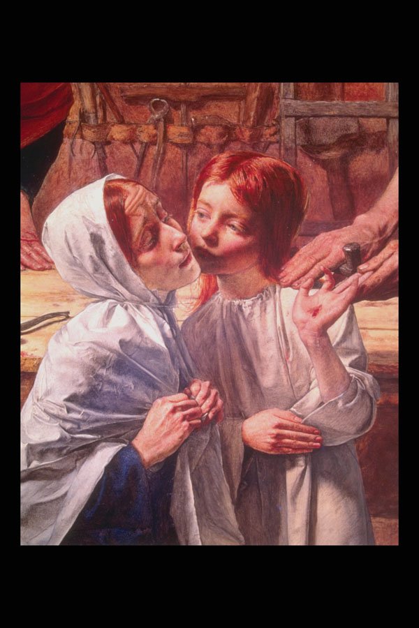 211028 Christ In Workshop , Ford Maddox Brown, England A4 Photo Print
