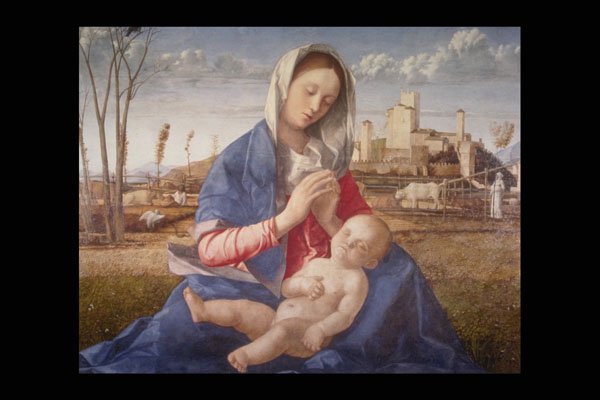 211037 Madonna Of The Meadows , Italy A4 Photo Print