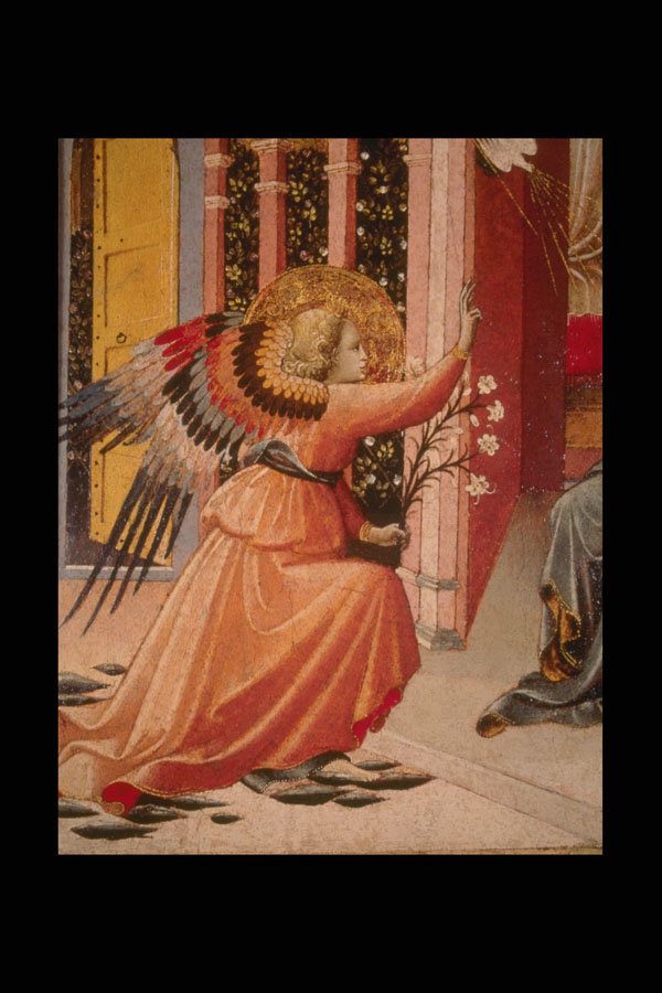 211042 The Annunciation With Lilies , Italy A4 Photo Print