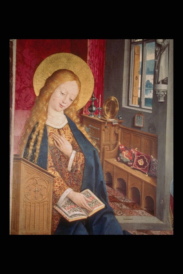 211044 Virgin Mary With Book Annunciation , Italy A4 Photo Print