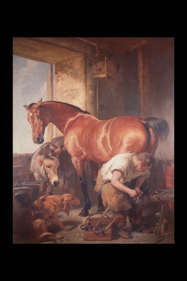 211045 Shoeing Horse , England A4 Photo Print