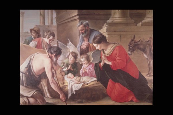 211053 Nativity , Louis Le Nain, France A4 Photo Print