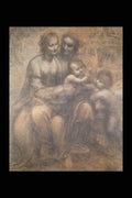 211055 Virgin And Child With St. Anne & John The Baptist ' A4 Photo Print