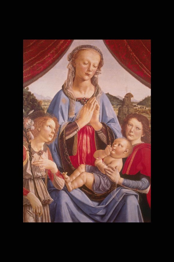211060 Virgin And Child With Sts. Gabriel And Anne , Italy A4 Photo Print