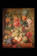 211075 Fruit And Flowers , Flemish A4 Photo Print