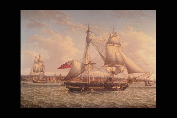 211081 English Man O'War Off Greenwich , England A4 Photo Print