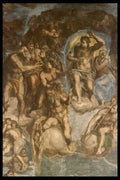 211084 Christ With Virgin Mary, Apostles , Michelangelo, Vatican A4 Photo Print
