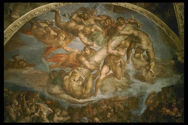 211091 Group Of Blessed , Michelangelo, Vatican A4 Photo Print