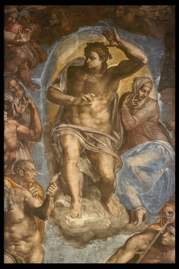 211094 Christ And The Virgin Mary , Michelangelo, Vatican A4 Photo Print