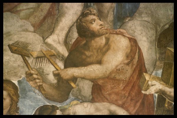 211097 Saint With Instruments Of Torture , Michelangelo, Vatican A4 Photo Print