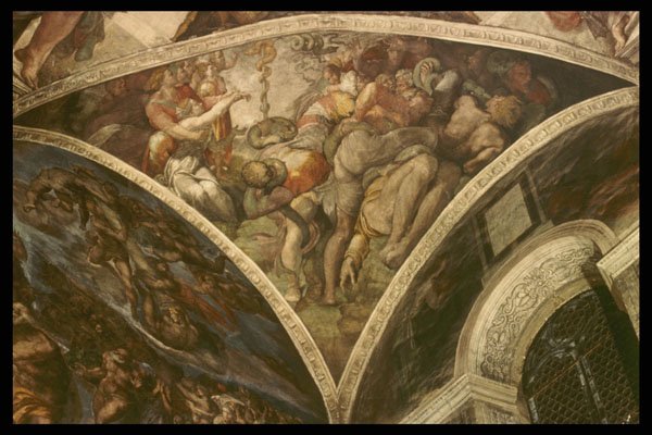 211098 Bronze Serpent , Michelangelo, Vatican A4 Photo Print
