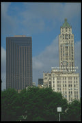 212001 Michigan Ave., National Bank Building From Grant Park A4 Photo Print