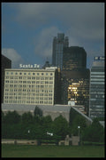 212003 Sante Fe Building, Michigan Ave. From Grant Park A4 Photo Print