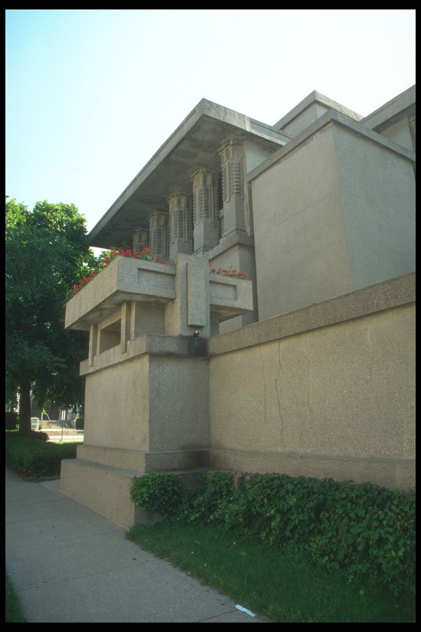 212004 Frank Lloyd Wright's Unity Temple A4 Photo Print