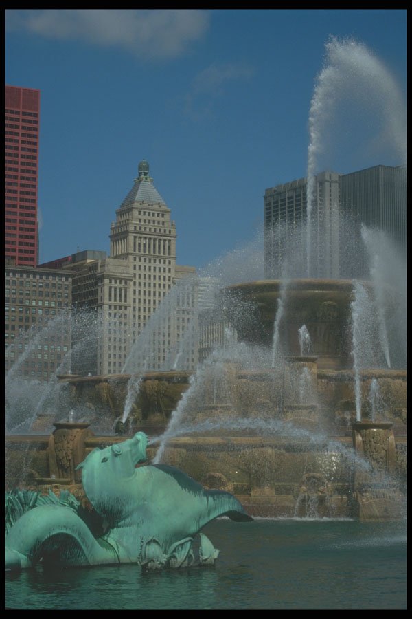 212013 Buckingham Fountain, Grant Park A4 Photo Print