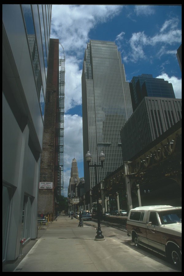212026 View North Along La Salle Ave. A4 Photo Print